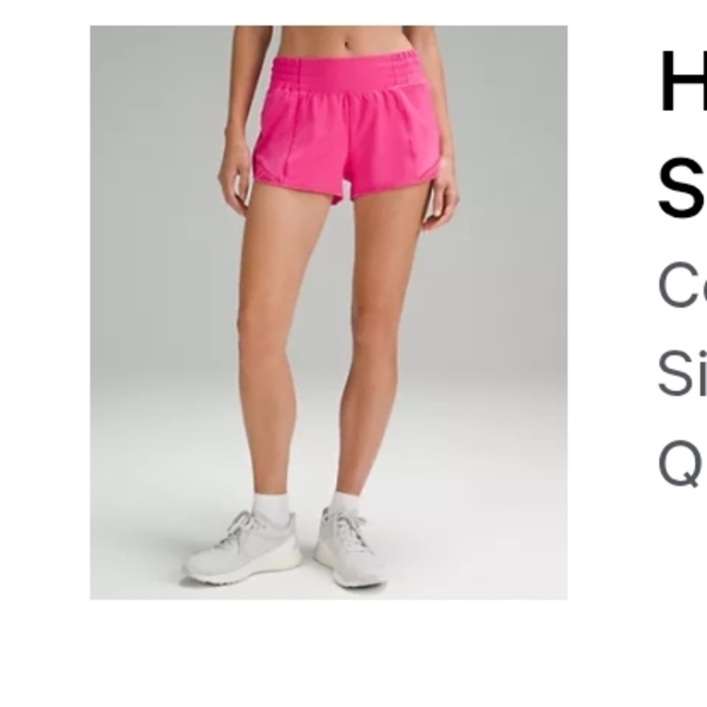 Vibrant Pink Women's Athletic Shorts